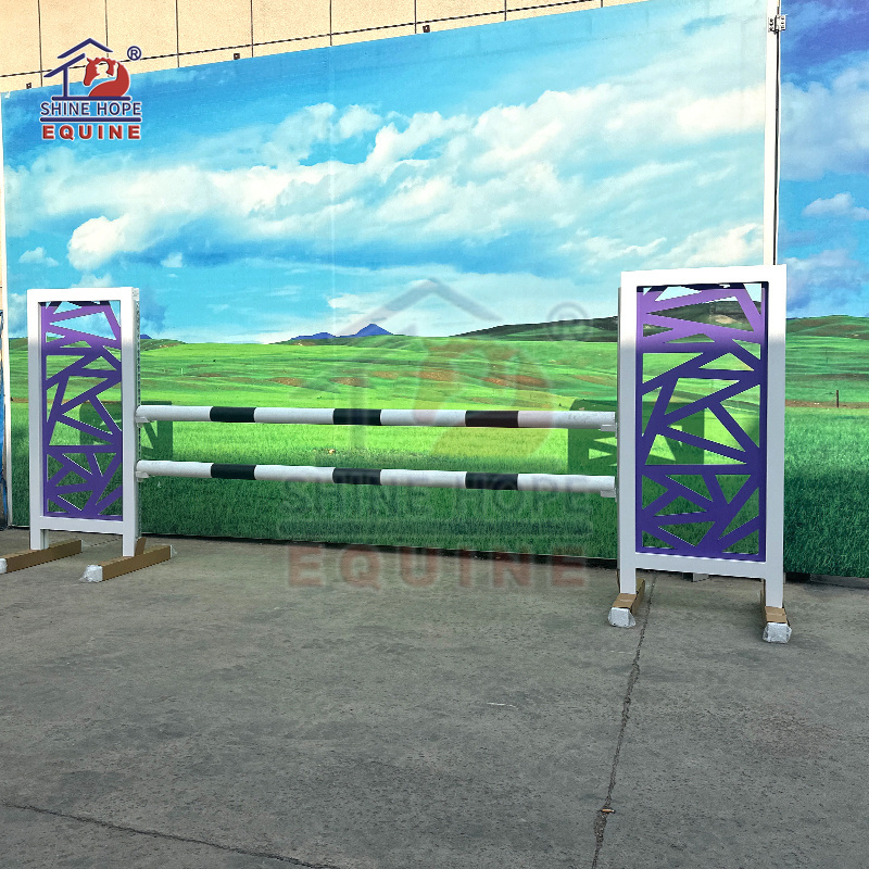 Different shape and customized color Aluminum horse products show jump with fillers