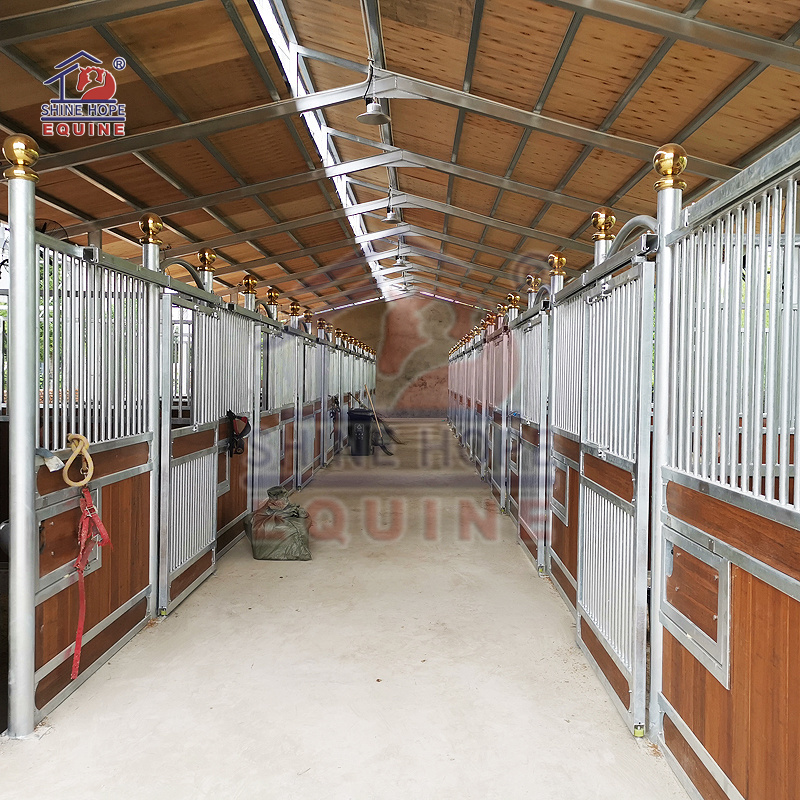 Heavy Duty Hot Dip Galvanized indoor horse stable panel