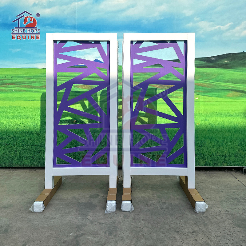 Different shape and customized color Aluminum horse products show jump with fillers