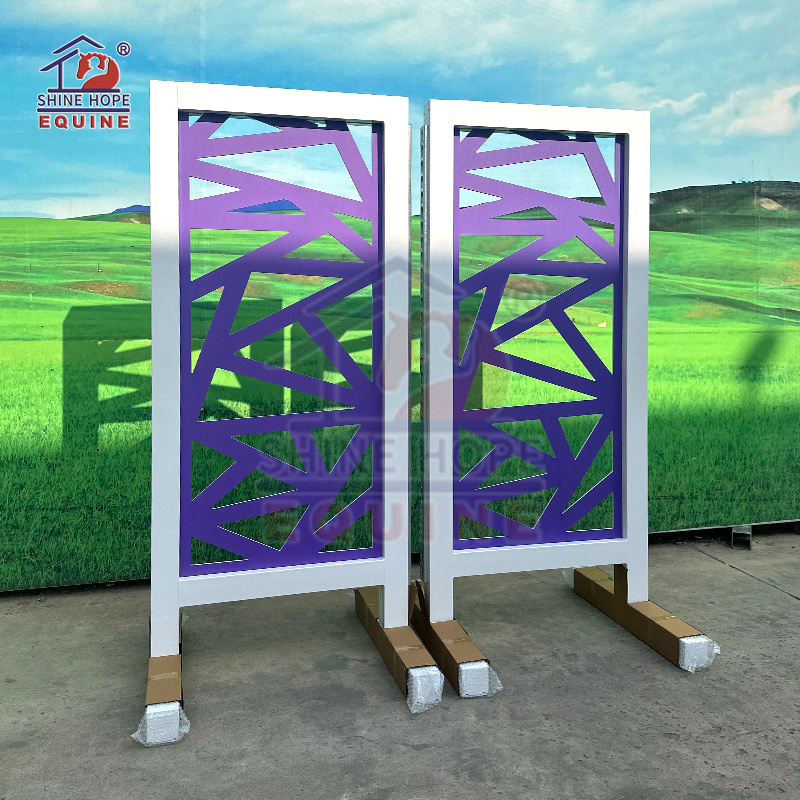 Different shape and customized color Aluminum horse products show jump with fillers