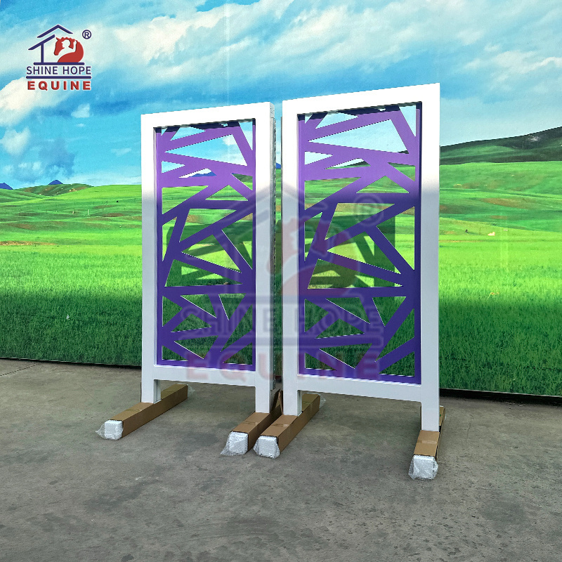 Different shape and customized color Aluminum horse products show jump with fillers