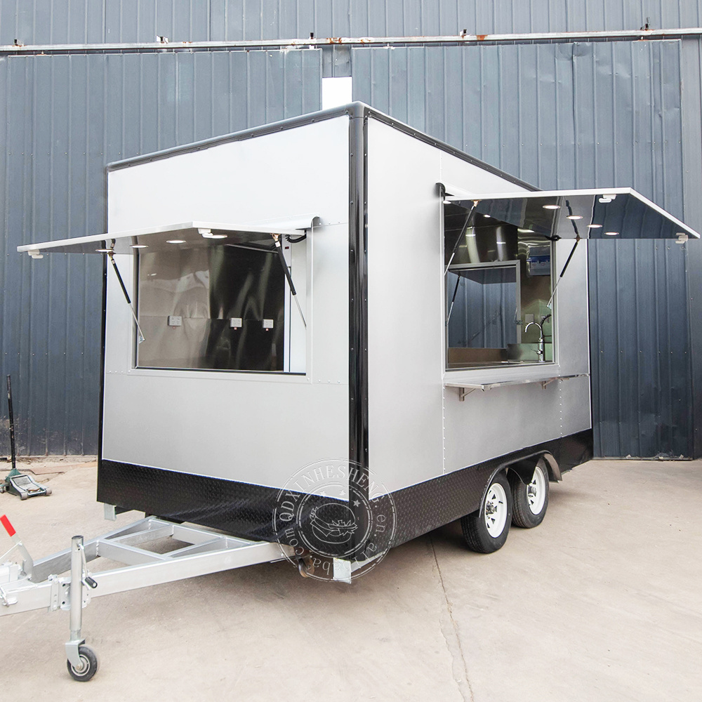 2023 concession trailer modern mobile kitchens/caravan trailer/catering food truck for USA