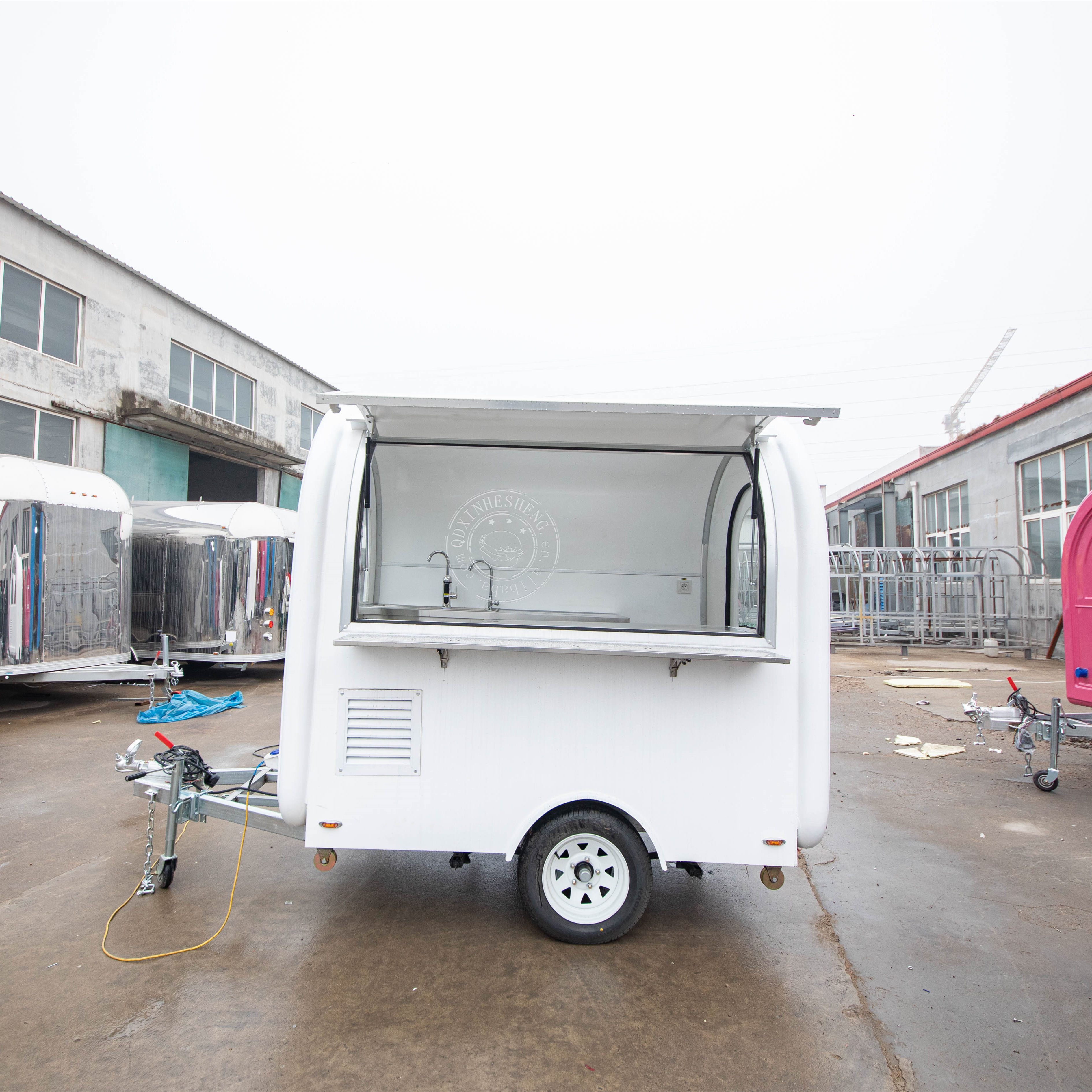 Food trailer cart Corn carts Enclose trailer Coffee trailer Ice cream cart