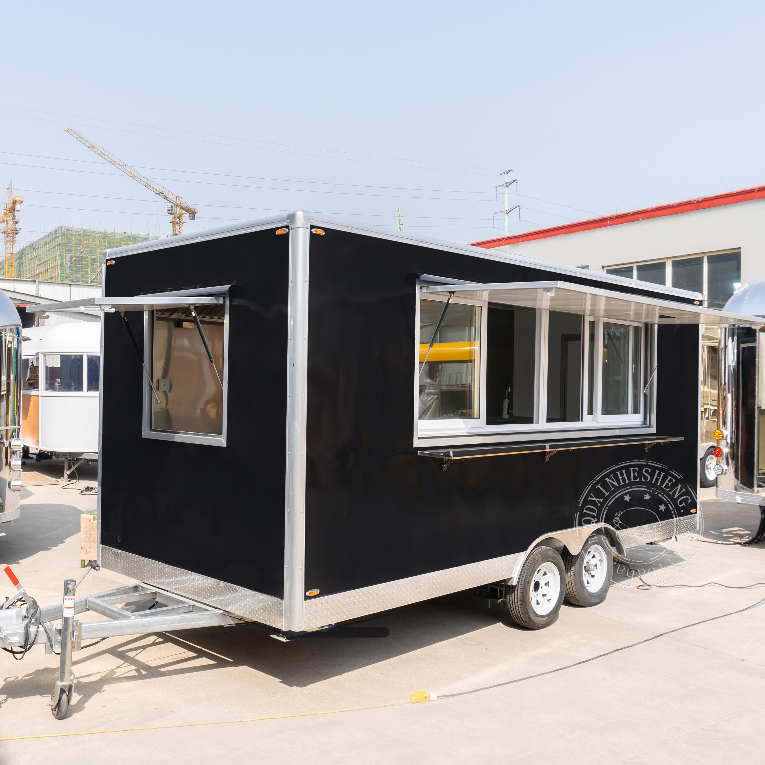 DOT certificate Food Trailer Concession Trailer food trucks mobile food trailer with full kitchen