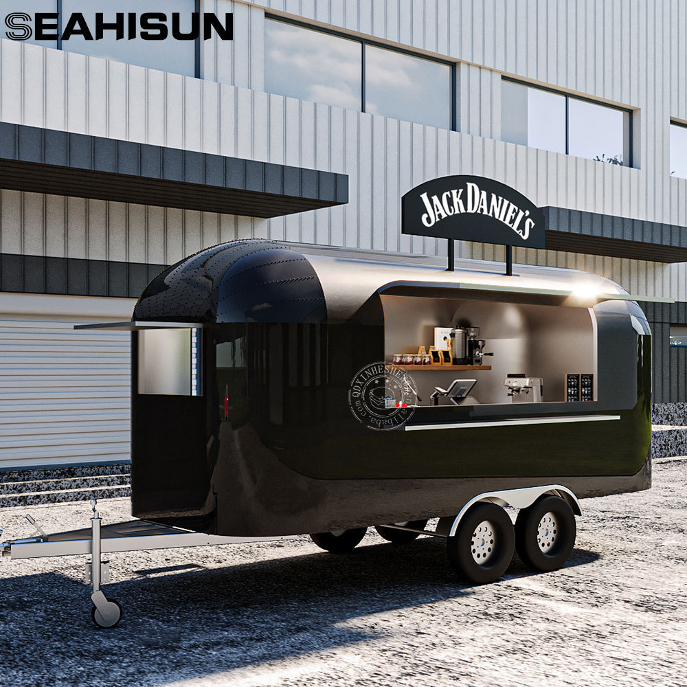 20ft concession food trailer mobile bars for sale street vending carts pizza food truck airstream food equip trailer