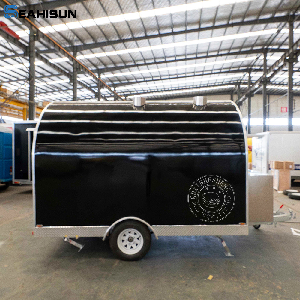 Agent's Discount Mobile Kitchen Food Truck Street Van Trailer  Hot Food Cart Catering Food Trailer With with Cupboard Sink