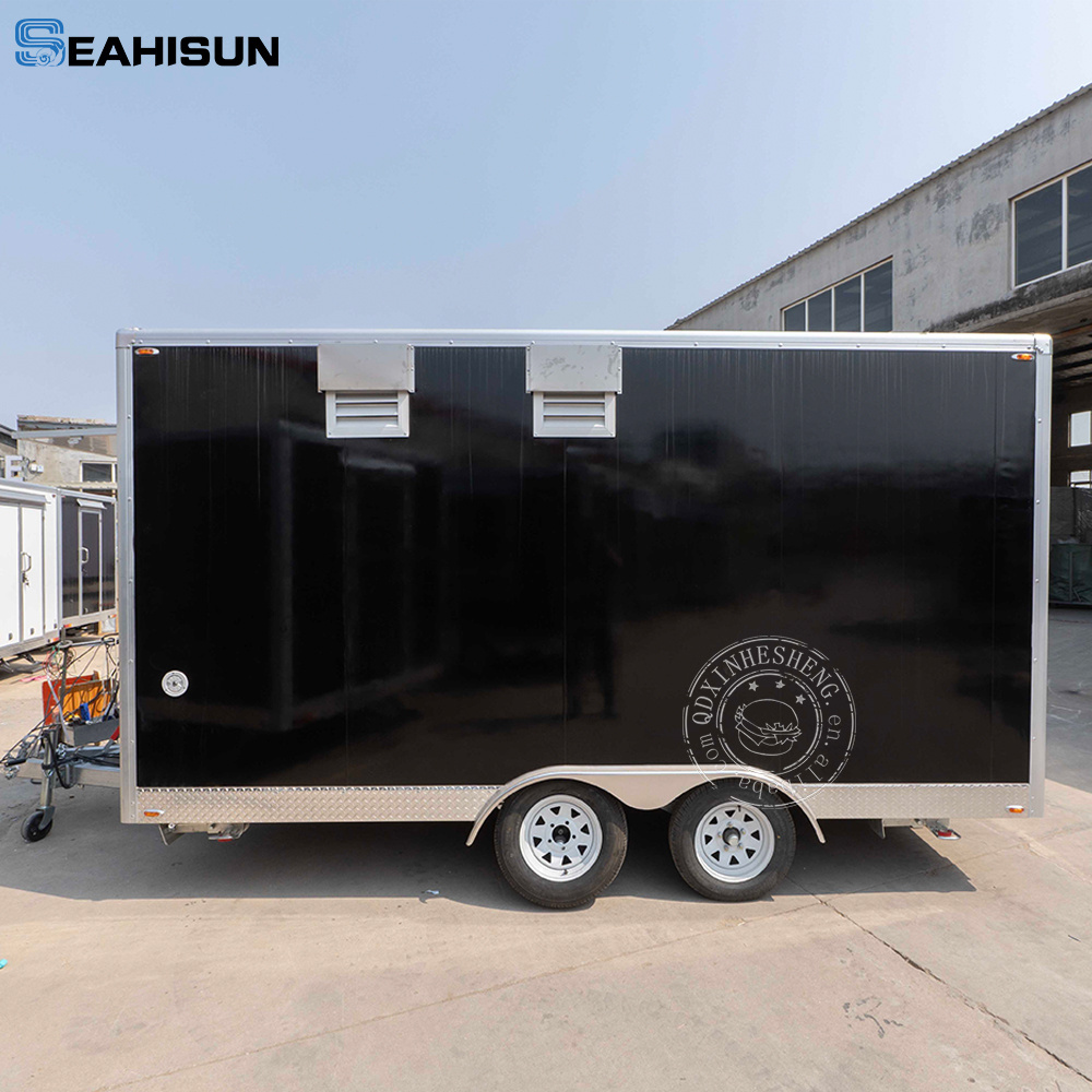 American burger food trailer certified cheap fast trailer small size mini food trucks pop corn food truck fabrication bbq