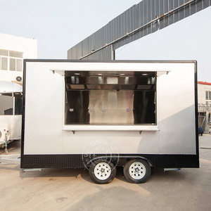 2023 concession trailer modern mobile kitchens/caravan trailer/catering food truck for USA