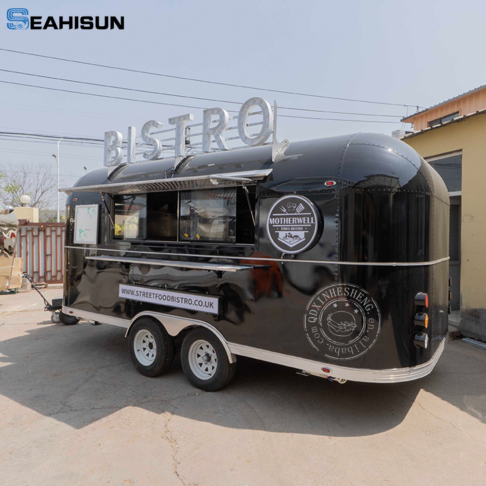 Concession enclosed mobile coffee food trailer ice cream cart truck catering equipment coffee food truck cart