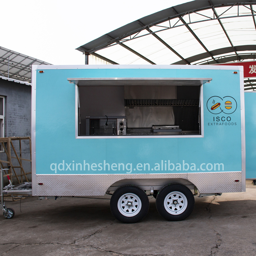 Food Van / Mobile Food Trailer / Food Truck Party Bus New Designed Multifunctional Street Outdoor Customized