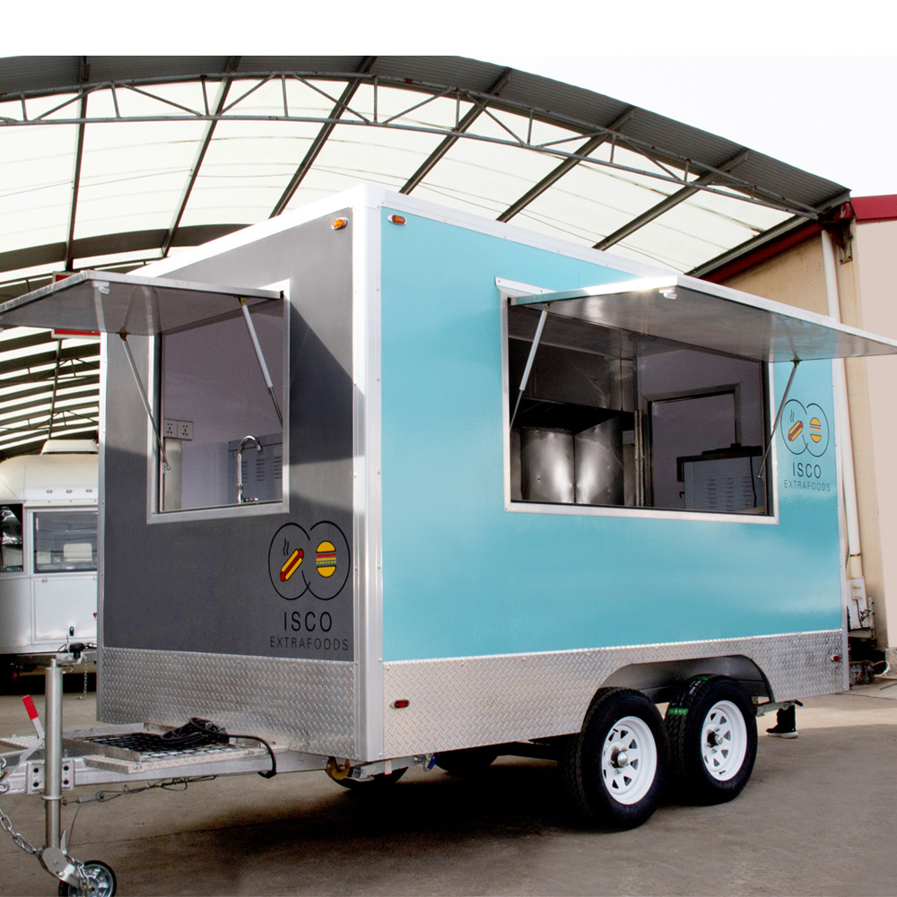 Food Van / Mobile Food Trailer / Food Truck Party Bus New Designed Multifunctional Street Outdoor Customized