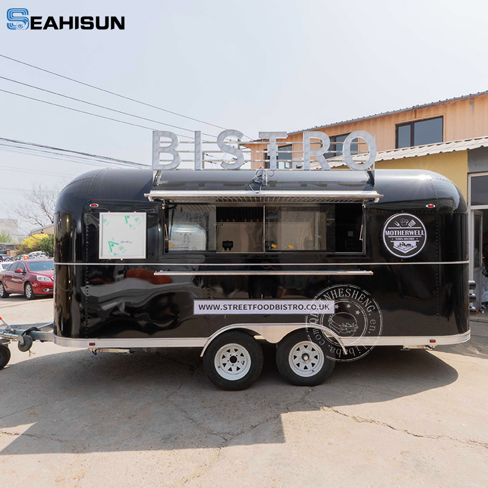 Concession enclosed mobile coffee food trailer ice cream cart truck catering equipment coffee food truck cart