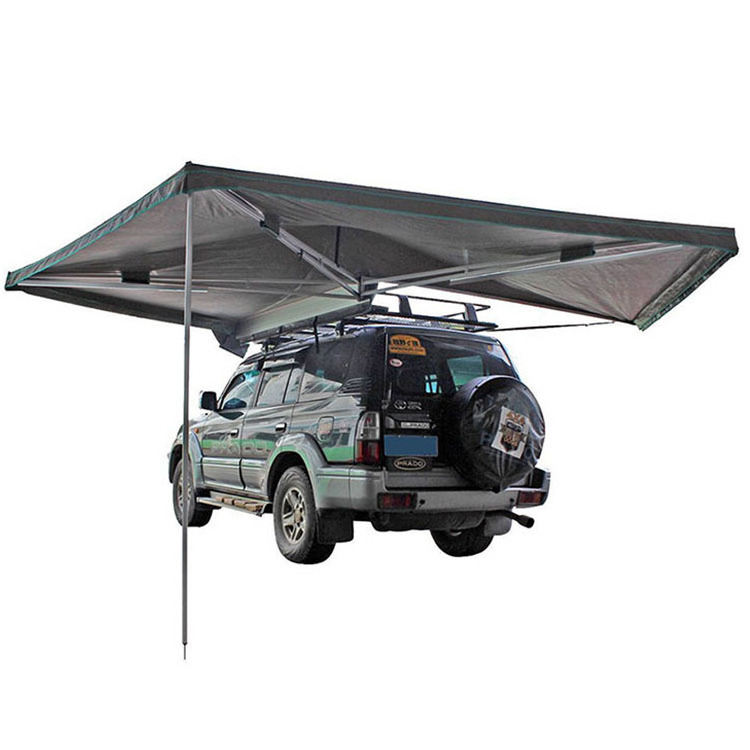 Hot Sale Camper Tent Quick Open Large Roof Tent Aluminum With 270 4x4 Awning 270 Degree Roof Side Awning For Cars Camp Tent