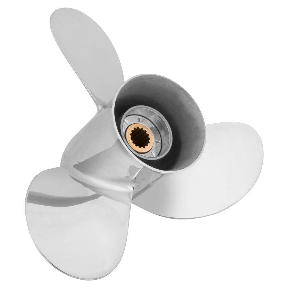 Wholesale Outboard Boat Propeller 3 Blade Yamaha Propellers 13X21 Boat Propeller for Yamaha Marine Gasoline Engine 50-130hp