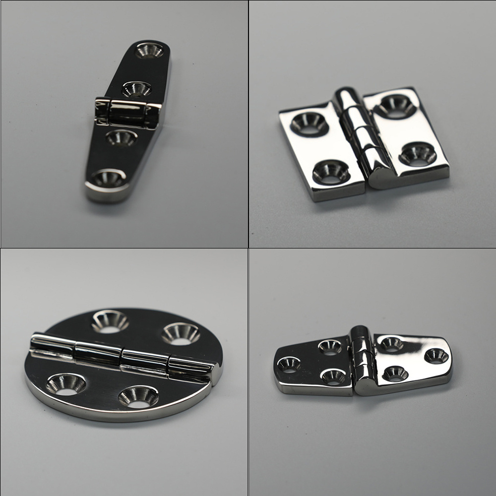 316 Stainless Steel Marine Hinges and Latches Door Hatch Boat Casting Hinge Stainless Steel Boat Hatch Hinge for Boat