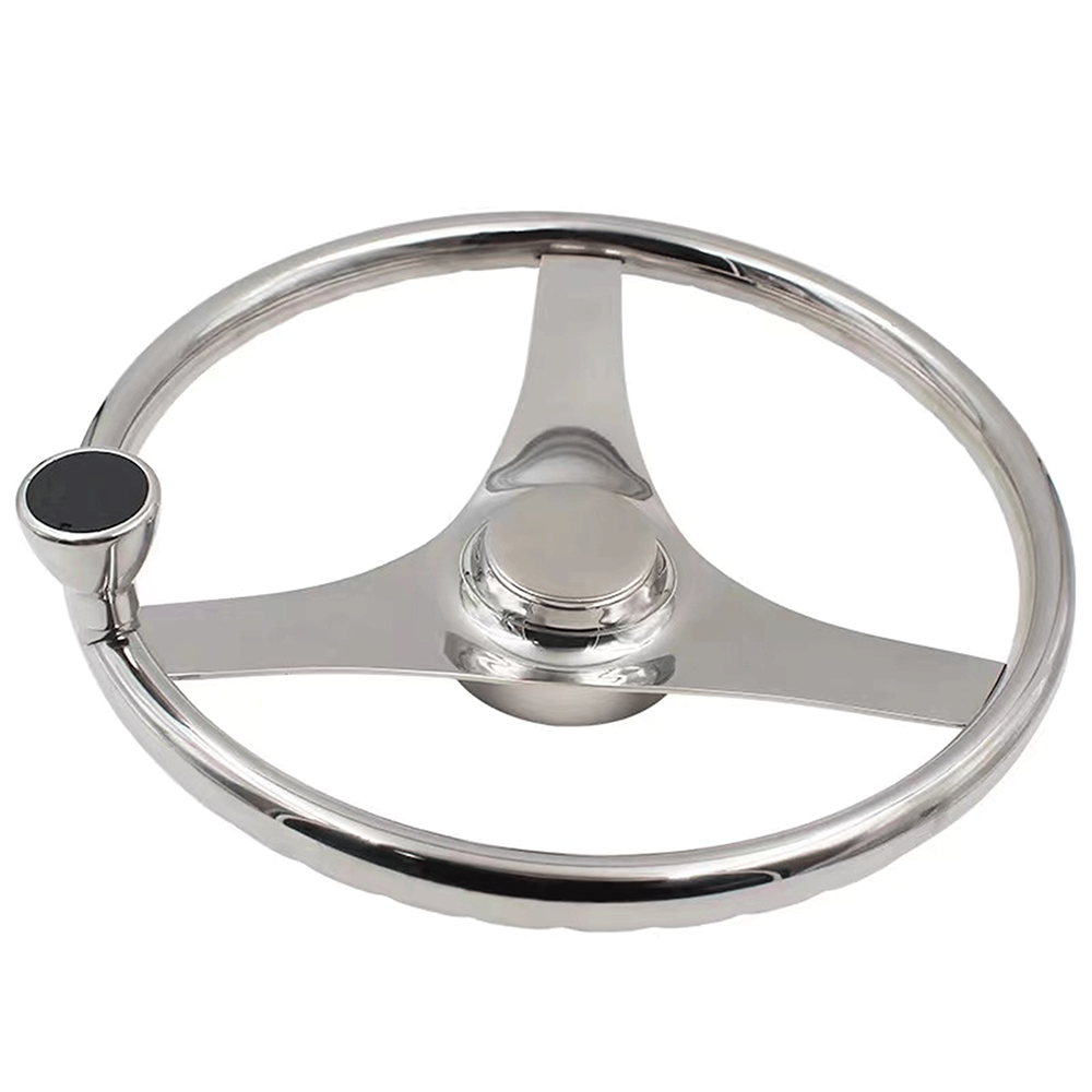 Hot Sale AISI 316/304 Stainless Steel Accessory Marine Wheel Boat Steering Wheel