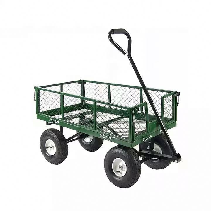 Imported parts are of high quality folding wagon wheelbarrow chair garden cart garden cart utility wagon