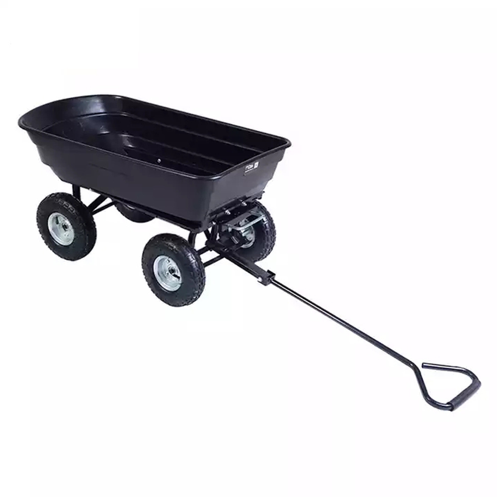 Perfect technology Strong safeguard motorized dump cart noise reduction tires dump cart powered