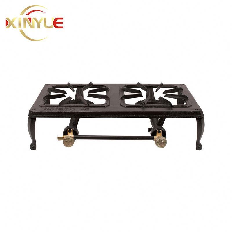 Best Outdoor Double cast iron barbecue stove quality assured camping portable cast iron stove Infrared Camping Gas Cooker