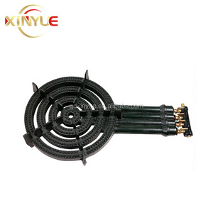 High Pressure Kitchen LPG 4 Rings LPG Gas Cooker Burner BBQ Outdoor Cast Iron Ring Burner