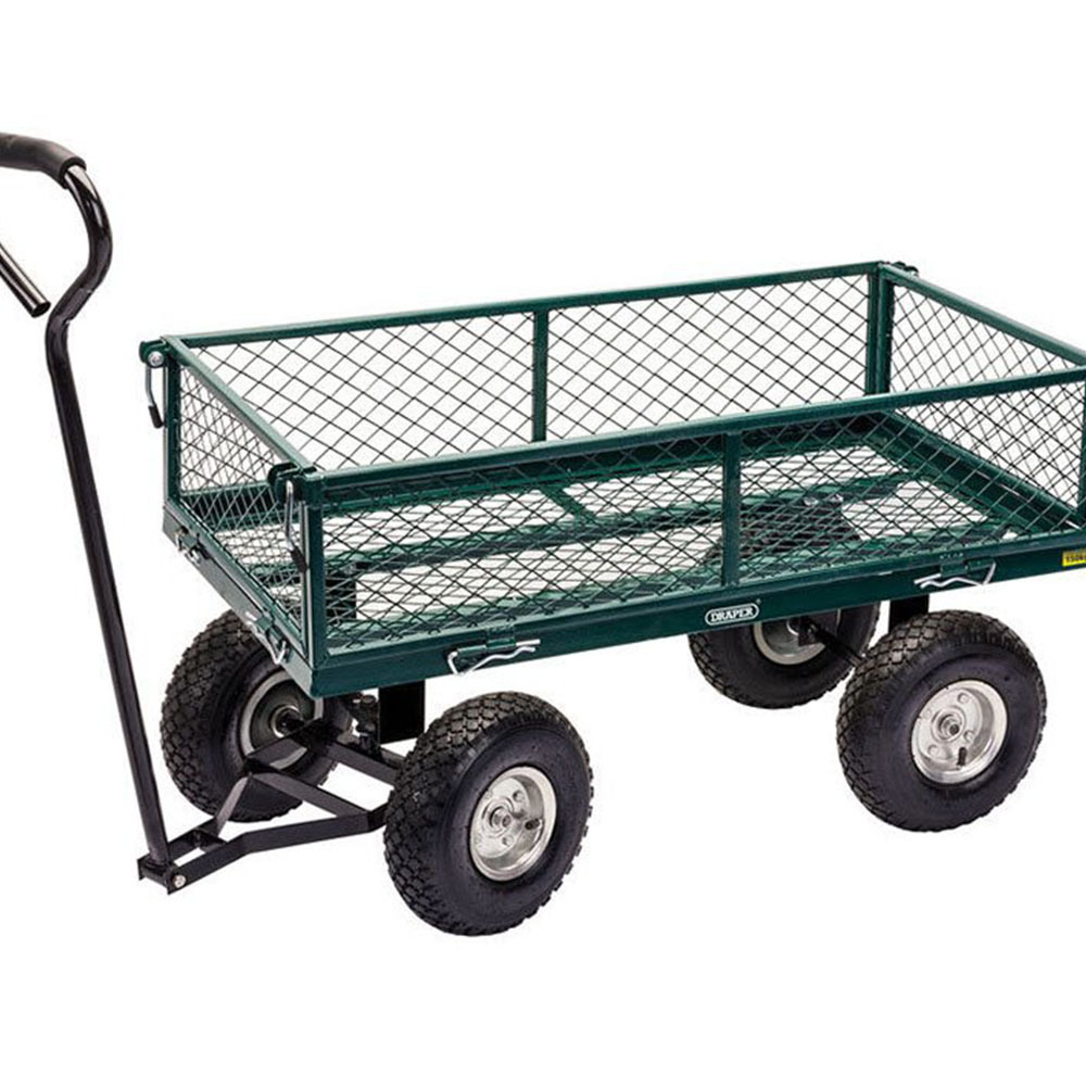 brown sliver storage Premium wholesale price Electric garden vendor cart plastic noise reduction tires garden cart