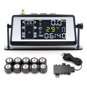 Upgrade truck safety wheels with wheels tpms tire pressure monitoring system solar wireless tpms