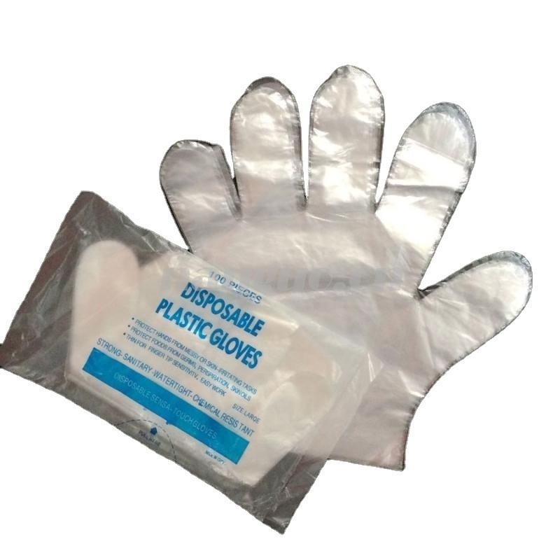 Hot Sale Disposable Gloves Tpe Cpe Gloves Liquid Proof Clear White Glove