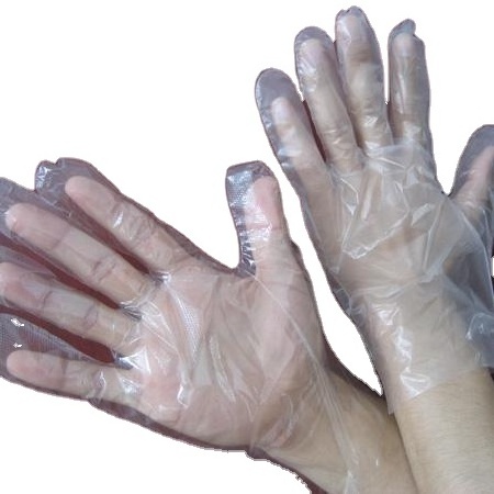 Hot Sale Disposable Gloves Tpe Cpe Gloves Liquid Proof Clear White Glove