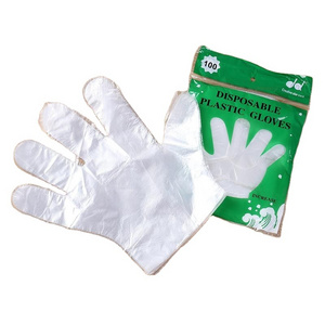 Hot Sale Disposable Gloves Tpe Cpe Gloves Liquid Proof Clear White Glove