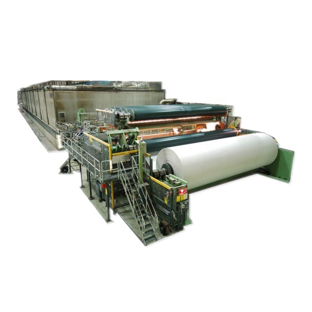 Banana Bagasse Bamboo Straw Wood Waste Paper Recycling Pulp A4 paper Making machine