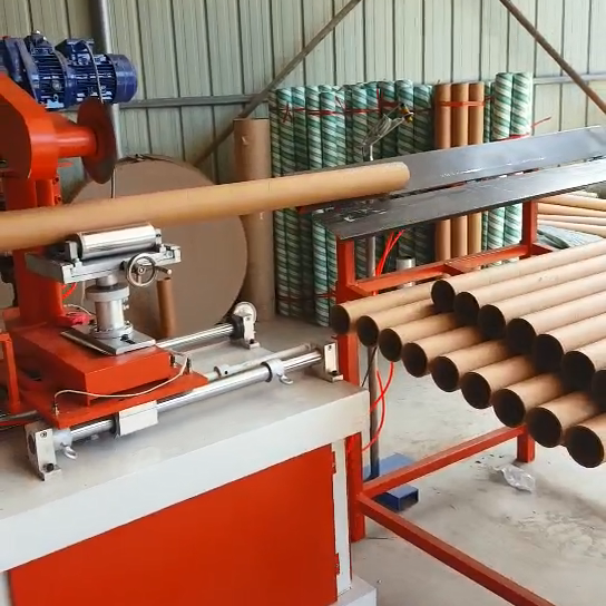 Hot Sales Fully Automatic Paper Tube  Core Making Machine Spiral Carton Cardboard Paper Pipe Core Tube Making Machine