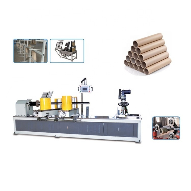 Hot Sales Fully Automatic Paper Tube  Core Making Machine Spiral Carton Cardboard Paper Pipe Core Tube Making Machine