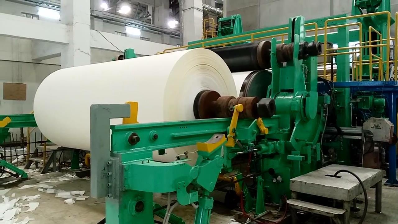 Sugarcane Bagasse Rice Straw Wood Paper Pulper Manufacturing Machine For Making A4 Writing Printing Paper Rolls