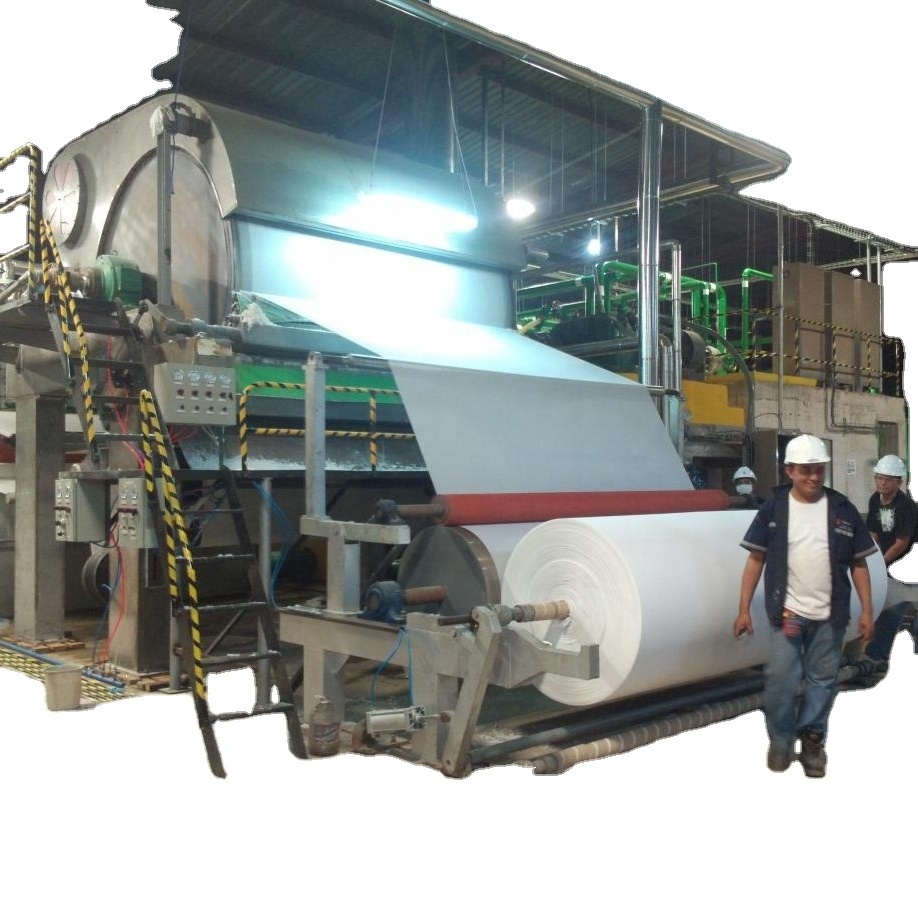 Waste Paper Recycle Machine To Make Toilet Tissue Paper Rolls Small Scale Paper Machine