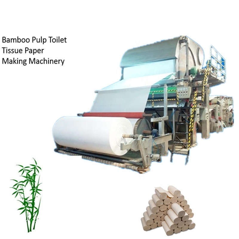 Pulp And Waste Paper Recycling Jumbo Roll Toilet Paper Facial Tissue Sanitary Napkin Making Machine Price