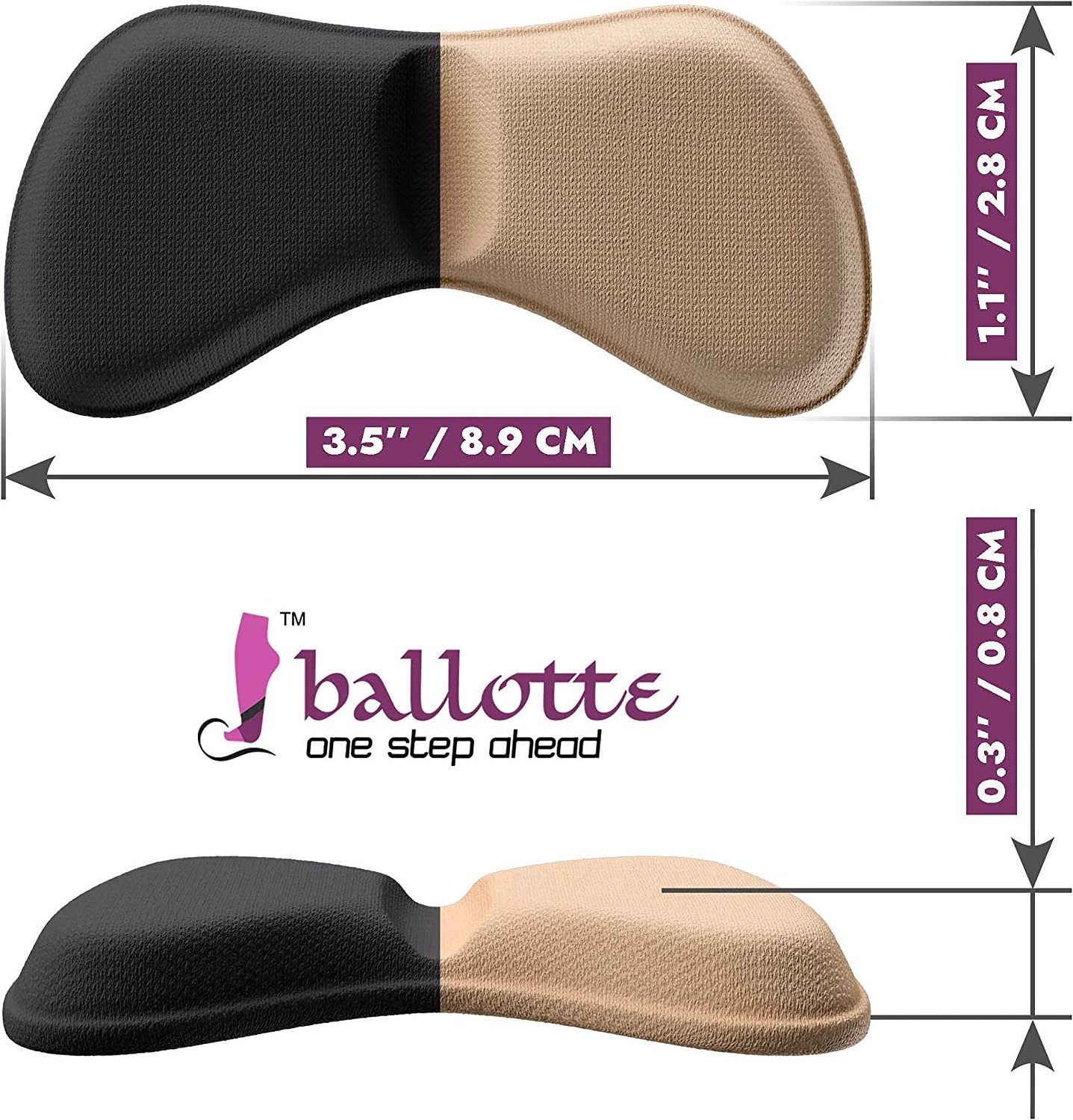 Soft Sweat Absorbing High Heel Shoes Pad Anti Falling Heel Feet Stick Foot Pad Cushion Insoles