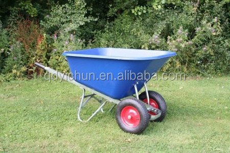 garden transport cart wheelbarrow heavy duty large plastic wheelbarrow WB9600