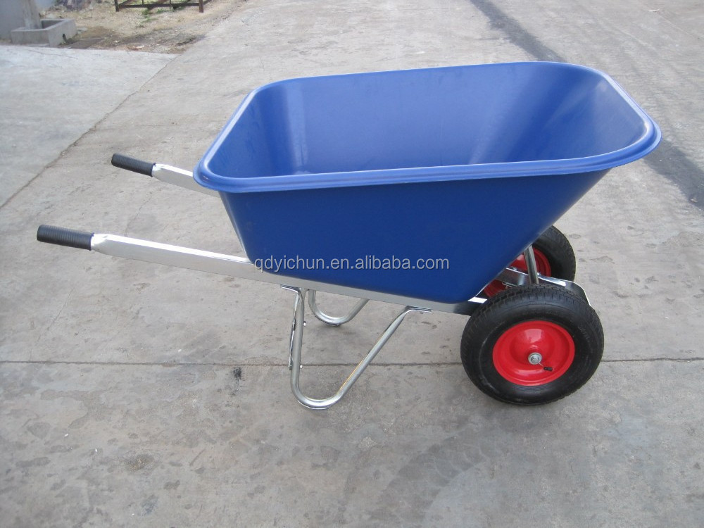 garden transport cart wheelbarrow heavy duty large plastic wheelbarrow WB9600