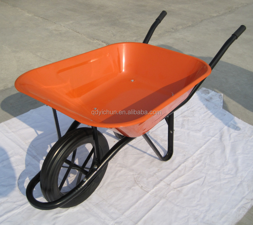 qingdao yichun metal wheelbarrow civil contruction wheelbarrow tools wb6400-1