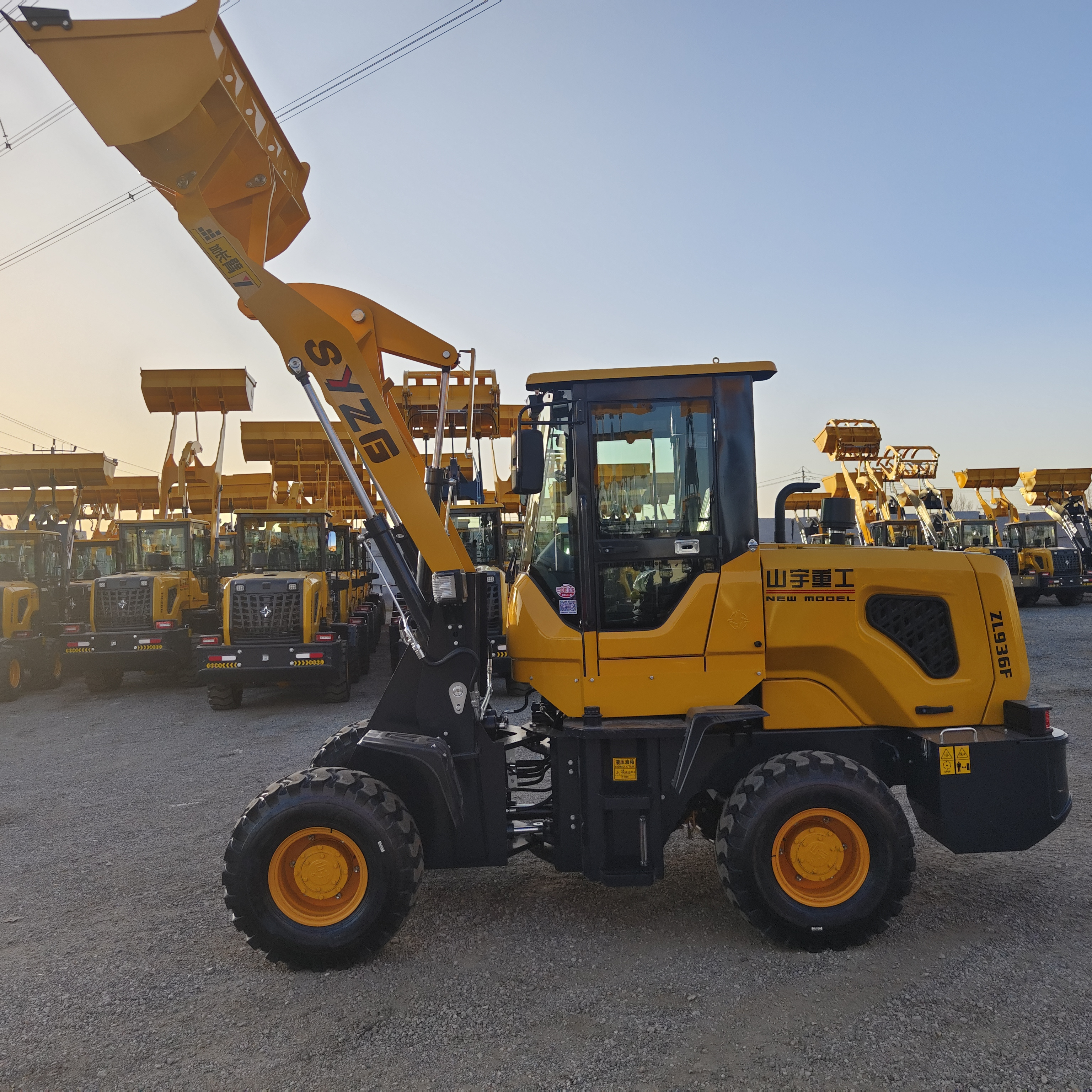 Kubota EPA tier 4 top loader forestry ZL-936F mulcher 1.6ton 1800kg 2 ton small compact mini articulated wheel loader