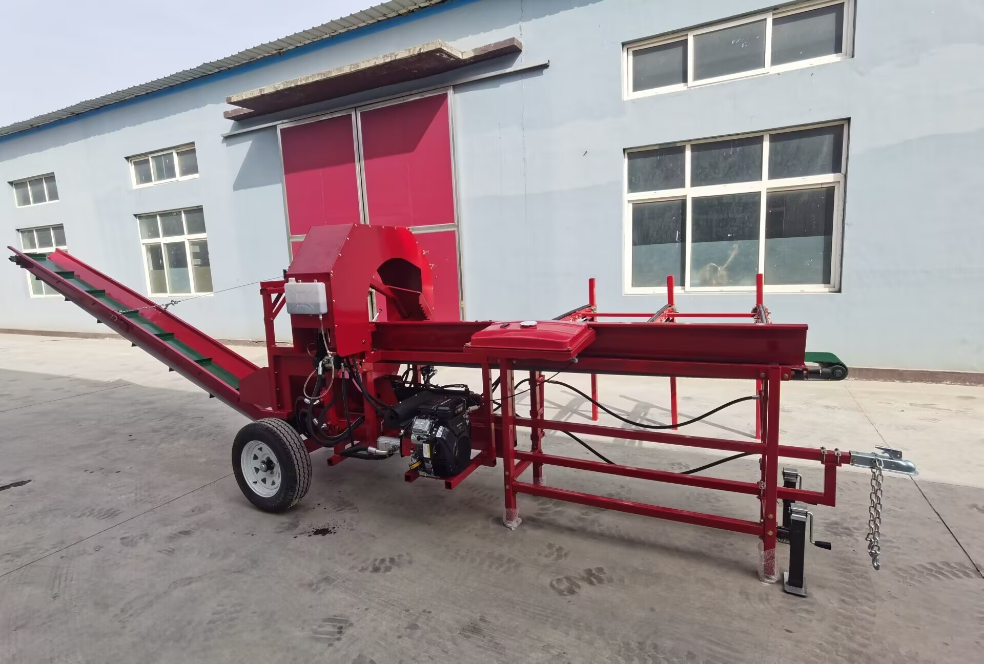 CE Approved Diesel Powered Pto Firewood Processor Sale Mechanical /Gasoline Production Log Splitter