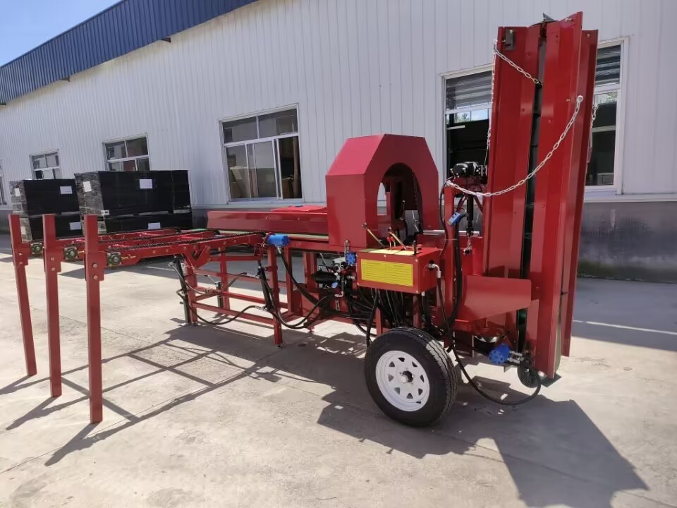 CE Approved Diesel Powered Pto Firewood Processor Sale Mechanical /Gasoline Production Log Splitter