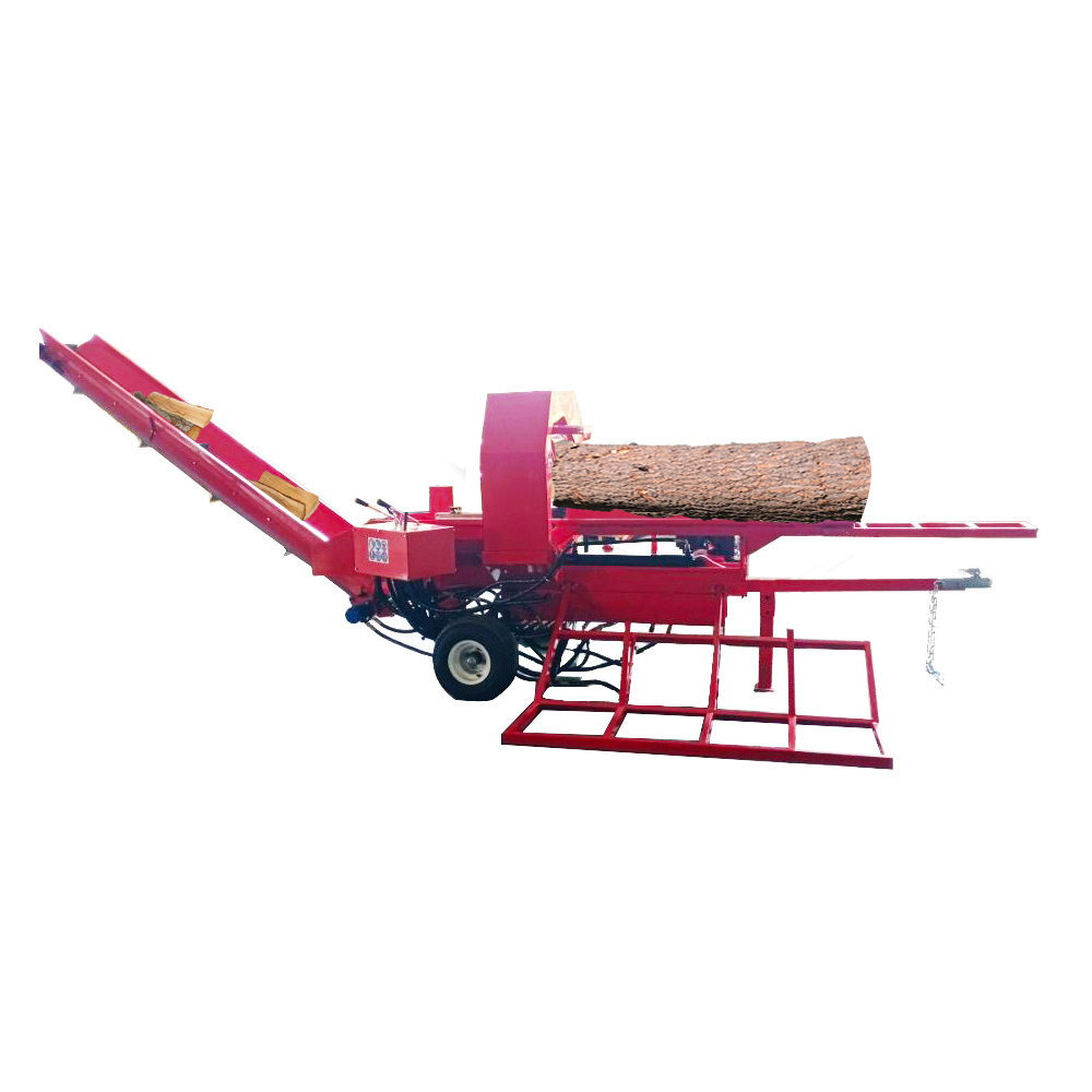 Firewood Processor 35T Wood Provided Kinetic Wood Log Splitter Machine Cutter Loncin Engine Forestry Machinery Log Splitter 20t