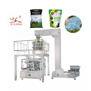 premade pouch plastic ziplock pet food fertilizer packing packaging machine