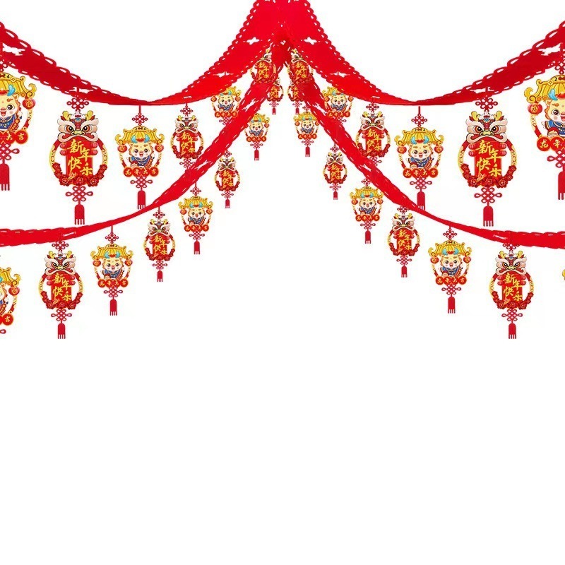 Wholesale New style year of the dragon hanging Chinese New Year Festival Wedding Celebration decoration