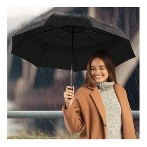 2024Portable Travel Umbrellas for Rain Windproof, Strong Compact Umbrella for Wind and Rain Perfect Car Umbrella Fully-automatic