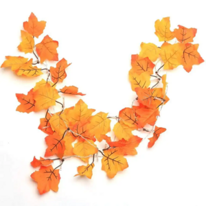 Maple Leaves Fall Led Lights string Battery Operated Waterproof Fall Autumn Halloween Thanksgiving Home Outdoor Decoration