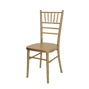 Party Rental White Resin Stacking Chiavari Chair