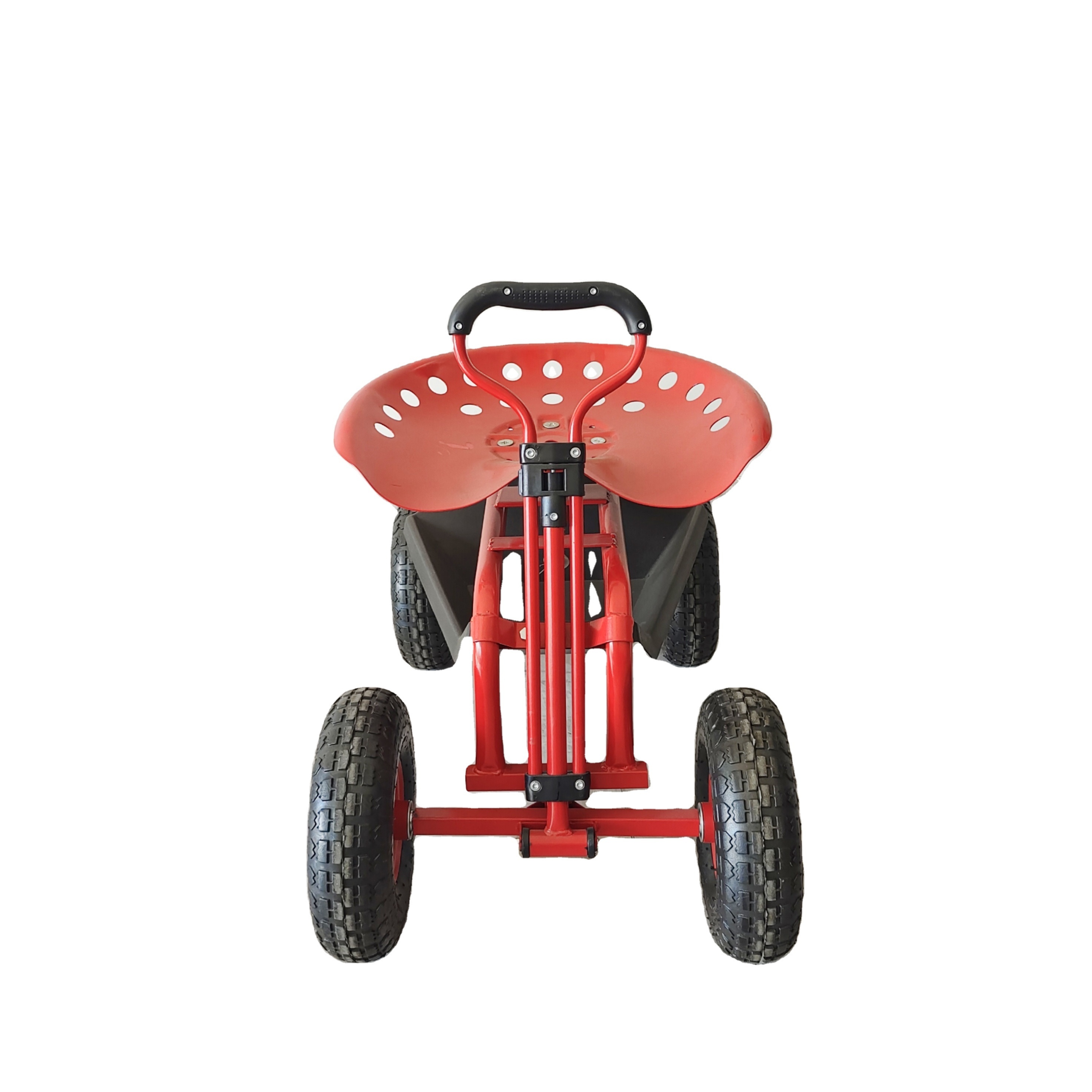 Heavy Duty Working Garden Seat Cart New Gardening Rolling Swivel Seat Garden Cart