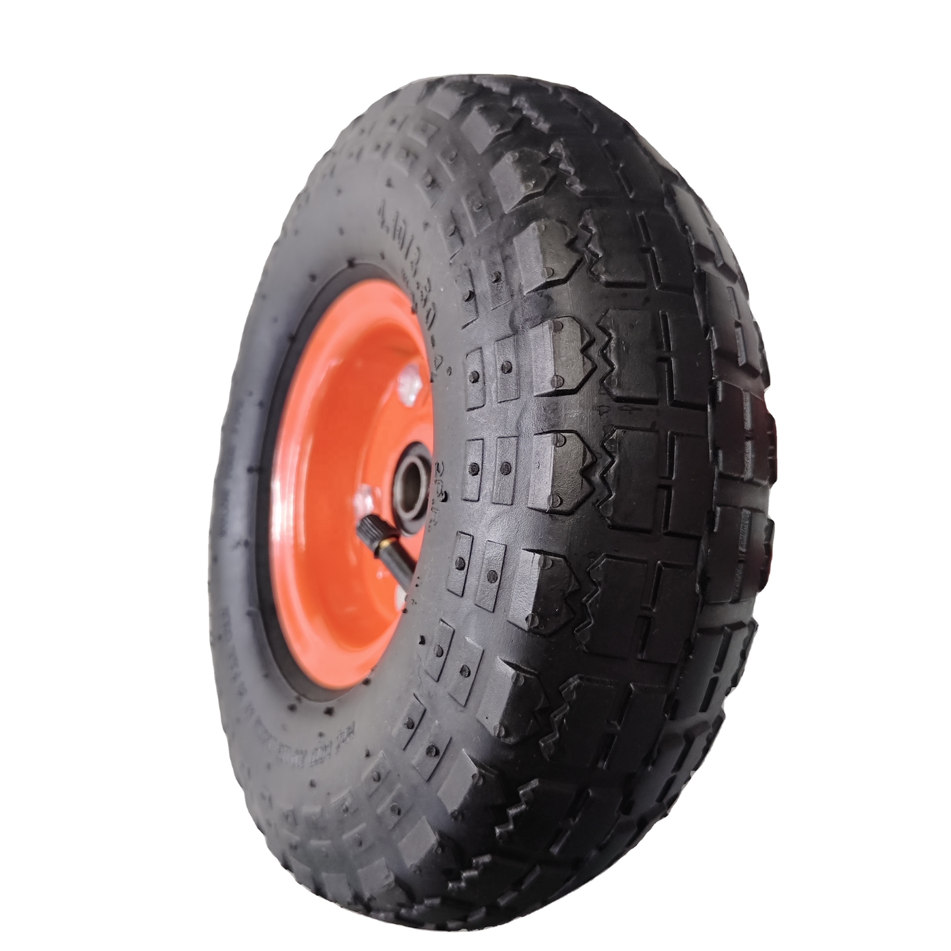 Heavy Duty Mower Tires on Wheel 4.10/3.50-4